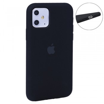Захисний чохол для iPhone 11 Silicone Case Full Size, чорний Захисний чохол для iPhone 11 Silicone Case Full Size, чорний