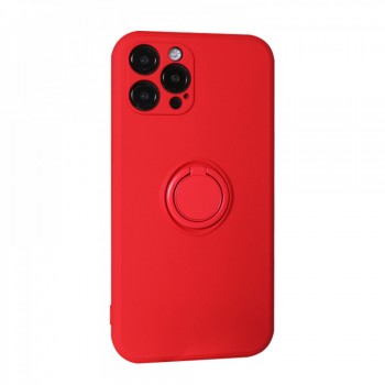 Захисний чохол для iPhone 12 Pro Ring Silicone Case, Red