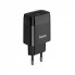 Мережевий зарядний пристрій Hoco C72Q, 18W, чорний