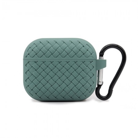 Защитный чехол для AirPods 1/2  Fabric Pattern, Pine Green