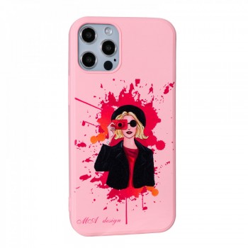 Захисний чохол для iPhone 12/12 Pro iMaGen TPU Pink Sand