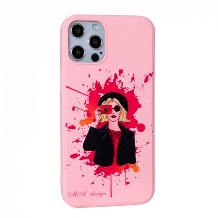 Захисний чохол для iPhone 12/12 Pro iMaGen TPU Pink Sand