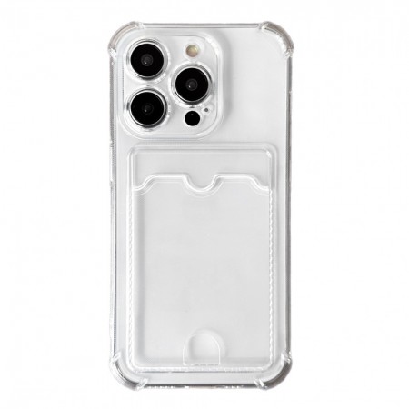 Захисний чохол для iPhone 12 Pro Max Clear Pocket TPU Case