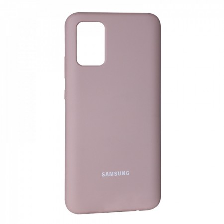 Захисний чохол для Samsung A02S Silicone Cover, рожевий пісок