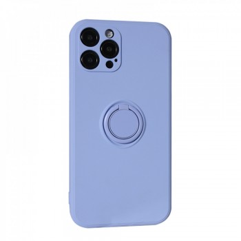 Захисний чохол для iPhone 12 Pro Ring Silicone Case Lavender