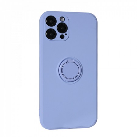 Захисний чохол для iPhone 12 Pro Ring Silicone Case Lavender