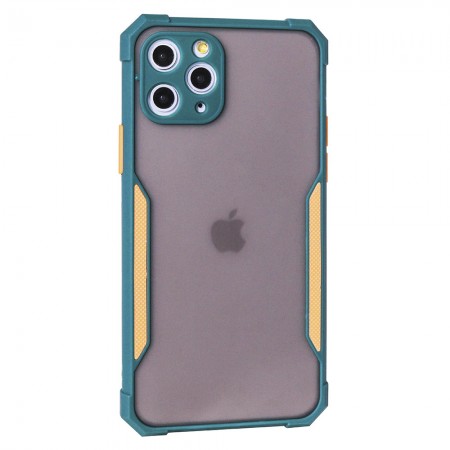 Захисний чохол для iPhone 11 Pro Max Matte TPU Plastic Case з рамкою, зелений