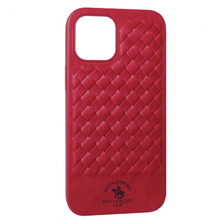 Захисний чохол для iPhone 12 Mini Polo Ravel Leather Case Garnet