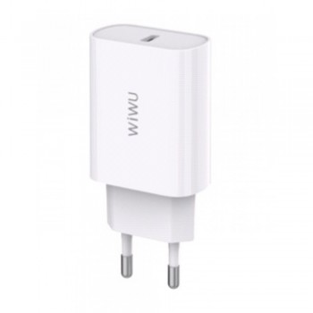 Зарядний пристрій для дому WiWU Wi-U001 | 20W | PD | QC3.0 | Біле