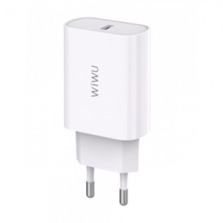 Зарядний пристрій для дому WiWU Wi-U001 | 20W | PD | QC3.0 | Біле