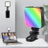Накамерне відеосвітло LED лампа AY-83 RGB, 72 RGB діоди, колірна температура 3200K-6500K