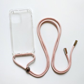 Захисний чохол для iPhone 13 Pro Max Cord TPU Case, Pink Sand, 6.7"