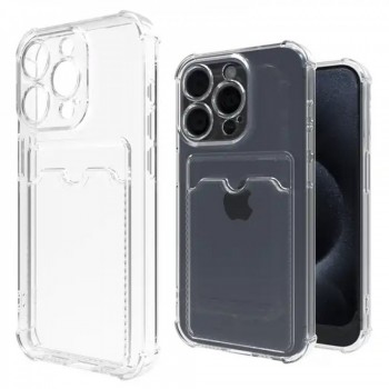 Захисний чохол для iPhone 12 Pro Clear Pocket TPU Case