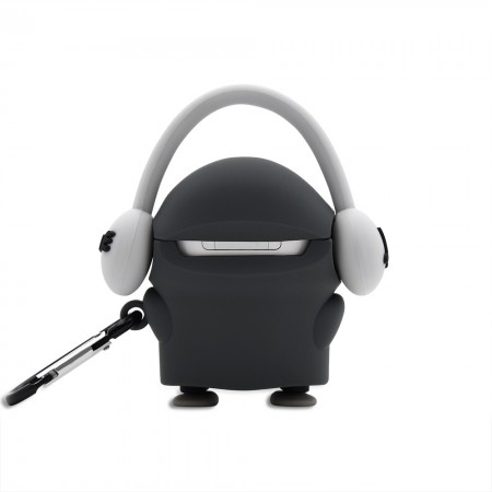 Захисний чохол для AirPods Emoji з зображенням Sponge Bob, силіконовий, універсальний