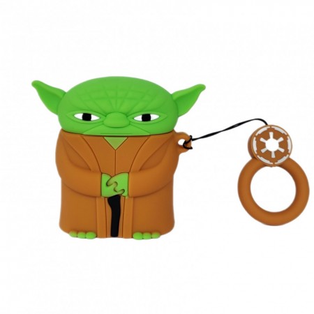 Силіконовий чохол для AirPods Emoji Series Мастер Йода, мультяшний дизайн, підходить для всіх вікових категорій