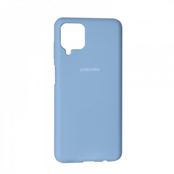 Захисний чохол для Samsung A12 (A125) Silicone Case, бузковий
