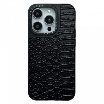 Защитный чехол для iPhone 14 Casetify Crocodile TPU, черный