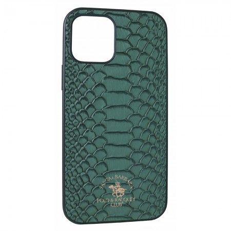 Захисний чохол для iPhone 12 Mini Polo Knight Leather Case Green