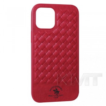 Захисний чохол для iPhone 13 6.1 Polo Ravel Leather Case, гранатовий