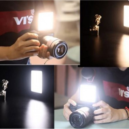 Накамерне відеосвітло LED QX-F2, 2900-6500K, 5.5 Вт