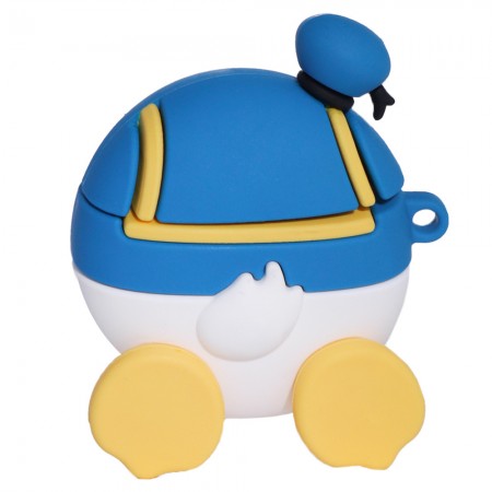 Защитный чехол для AirPods Disney Emoji Series Donald Duck, силиконовый