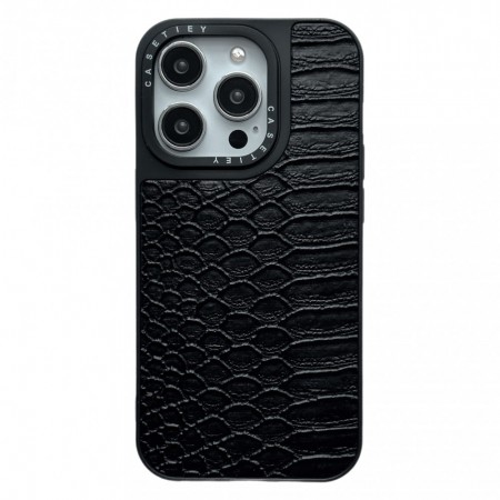 Защитный чехол для iPhone 14 Pro Casetify Crocodile TPU, черный