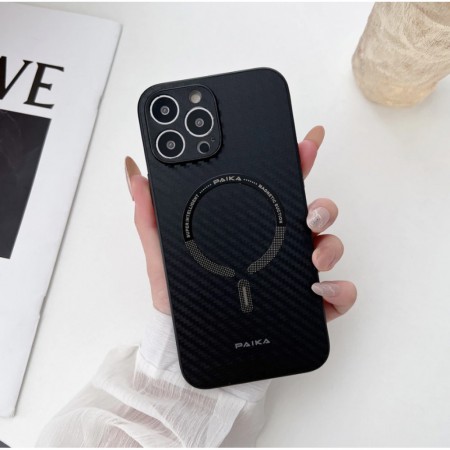 Защитный чехол для iPhone 14 Plus Carbon с MagSafe, черный