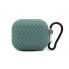 Защитный чехол для AirPods 1/2  Fabric Pattern, Pine Green