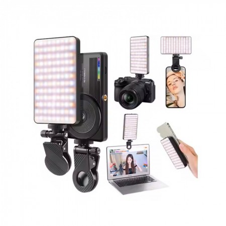 Накамерне відеосвітло LED RGB Weeylite RGB M20, регульована яскравість, компактний дизайн