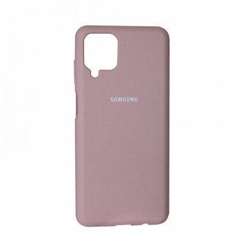 Захисний чохол для Samsung A12 (A125) Silicone Case, рожевий пісок