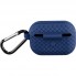 Защитный чехол для AirPods 1/2  Fabric Pattern, темно-синий
