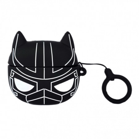 Защитный чехол для AirPods Pro Emoji Series Black Panther, силиконовый, милый дизайн