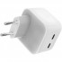 Сетеве зарядне пристрій 35W з 2PD та USB C на Lightning кабель (1м) Apple MHJ83ZM/A для iPhone