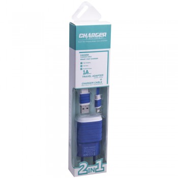 Сетевий зарядний пристрій для iPhone Apple Smart Fast 2.1A з кабелем Lightning 1м Сетевий зарядний пристрій для iPhone Apple Smart Fast 2.1A з кабелем Lightning 1м