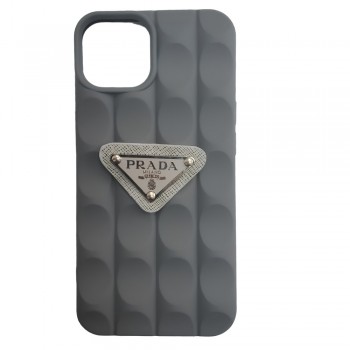 Захисний чохол для iPhone 13 Prada TPU Case, сірий