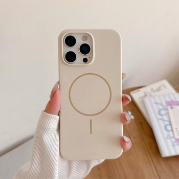 Захисний чохол для iPhone 12 Veron Silicone Case Fine Ring з MagSafe, кам'яний Захисний чохол для iPhone 12 Veron Silicone Case Fine Ring з MagSafe, кам'яний