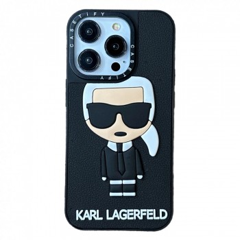 Защитный чехол для iPhone 13 Pro Casetify Karl Lagerfeld TPU Case, прозрачный