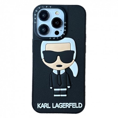 Захисний чохол для iPhone 13 Pro Casetify Karl Lagerfeld TPU Case, прозорий