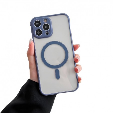 Захисний чохол для iPhone 13 Pro Max Skin Clear Case з MagSafe, синій