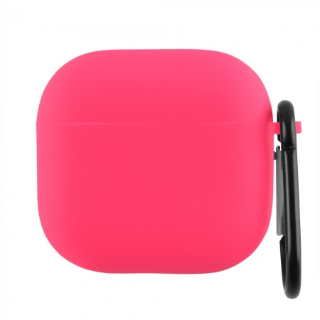 Защитный чехол для AirPods 4 Microfiber Neon Pink, розовый