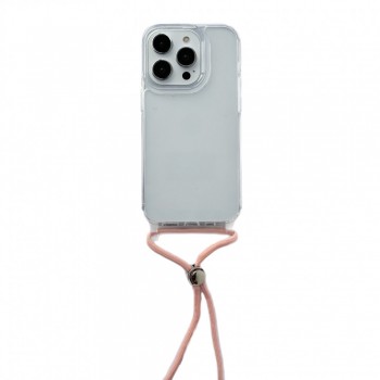 Захисний чохол для iPhone 14 Pro Max Cord TPU Case, колір Pink Sand