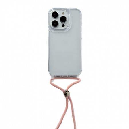 Захисний чохол для iPhone 14 Pro Max Cord TPU Case, колір Pink Sand