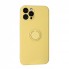 Захисний чохол для iPhone 12 Pro Ring Silicone Case, Mellow Yellow