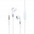Наушники Celebrat G8, проводные, с микрофоном, 3.5mm, белые, закрытые, с диапазоном частот 20-20000 Гц