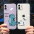 Захисний чохол для iPhone 13 Cute Cartoon Animal Dinosaur TPU Case, Design 1