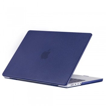 Захисний чохол для MacBook Pro 13.3 Carbon Fiber A1706/A1708/A1989/A2159/A2289/A2251/A2338, темно-синій