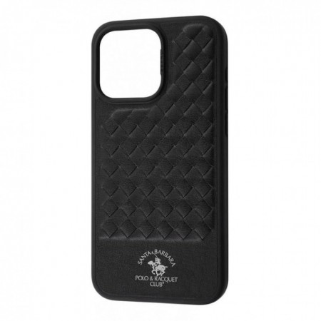 Захисний чохол для iPhone 15 Polo Ravel Leather, чорний