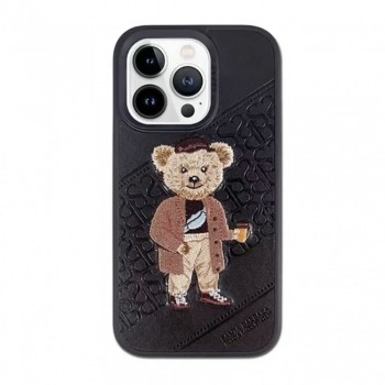 Захисний чохол для iPhone 14 Pro Max Polo Crete Leather, чорний