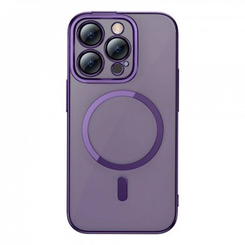 Захисний чохол для iPhone 14 Pro Baseus ARMC010805 Glitter Series Magnetic, фіолетовий