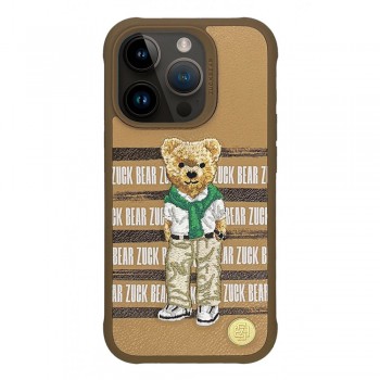 Захисний чохол для iPhone 15 Pro Polo San Francisco Fortune Leather Golden State Bear